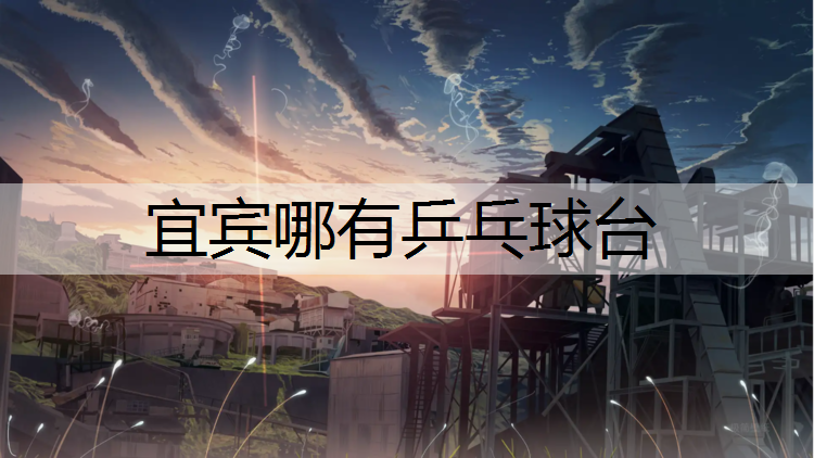 宜宾哪有乒乓球台